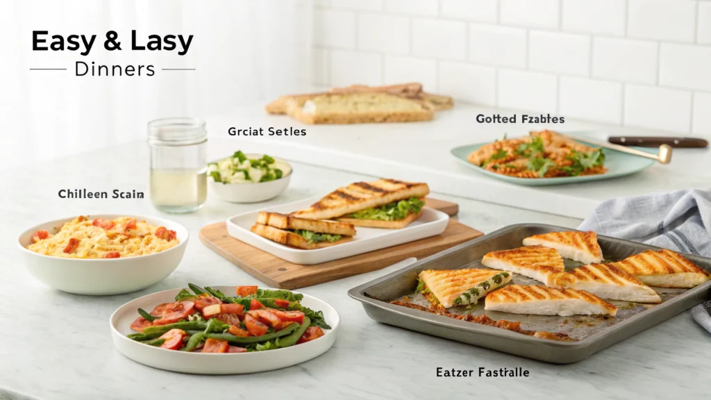 4 easy and lazy dinner recipes