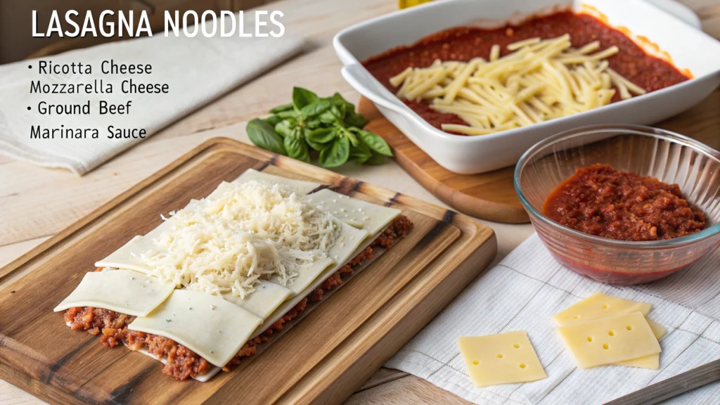pasta recipe for lasagna noodlesingredients